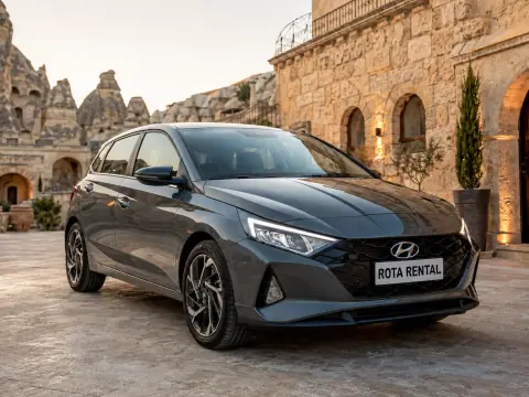 Hyundai i20 Grey Automatic - Hatchback car rental in Cappadocia
